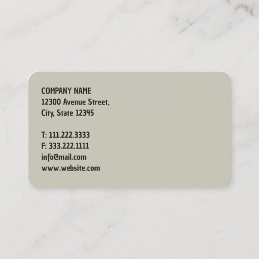 油とガス 名刺 (裏面)