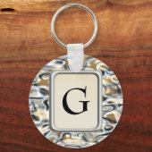 油と水 キーホルダー (正面)