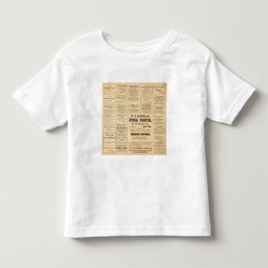 油のための広告 トドラーTシャツ (正面)