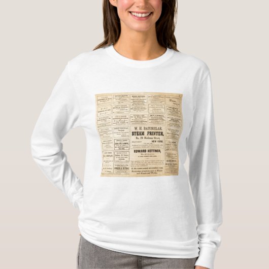 油のための広告 Tシャツ (正面)