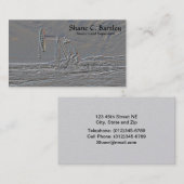 油のポンピングユニットの名刺 名刺 (正面/裏面)