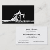 油のポンピングユニットは二倍になります 名刺 (正面/裏面)