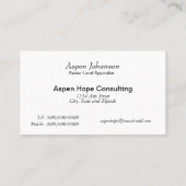 油のポンピングユニットは二倍になります 名刺 (裏面)