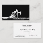 油のポンピングユニットは二倍になります 名刺 (正面/裏面)