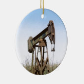 油のポンプ装備 セラミックオーナメント (右)