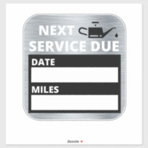 油の変更、次のサービス期限のアラーム