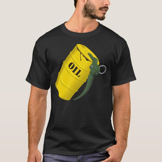 油の手榴弾 Tシャツ (正面)