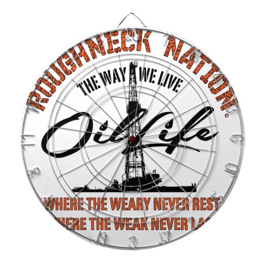 油の生命オリジナル ダーツボード (正面)