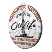 油の生命オリジナル ダーツボード (正面右)