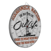 油の生命オリジナル ダーツボード (正面左)