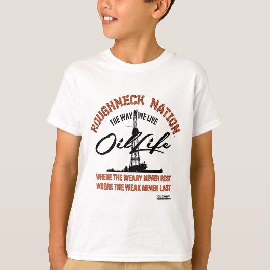 油の生命オリジナル Tシャツ (正面)