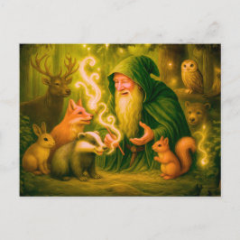 油の話動物への森林魔導師 シーズンポストカード