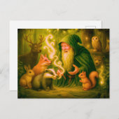 油の話動物への森林魔導師 シーズンポストカード (正面/裏面)