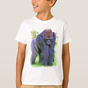 油のSilverbackのゴリラ Tシャツ