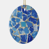 油のTouchのGaudiのモザイク セラミックオーナメント (右)