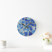 油のTouchのGaudiのモザイク ラウンド壁時計 (ホーム)