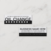 油はっきりした変更顧客ロイヤリティ ロイヤリティカード (正面/裏面)