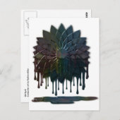 油をこぼしたポストカード ポストカード (正面/裏面)