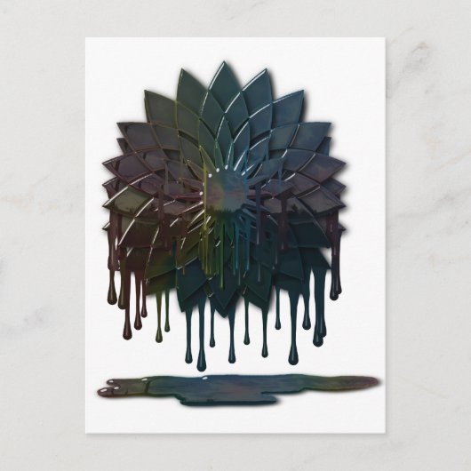 油をこぼしたポストカード ポストカード (正面)