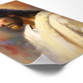 油を塗られたイエス ポスター (角)