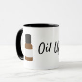 油アップエッセンシャル油コーヒーマグ マグカップ (正面左)