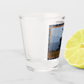 油ウェルポンプジャッキ ショットグラス (左)