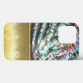 油カッコいい水アワビ殻デザイン Case-Mate iPhoneケース (裏面 (横))