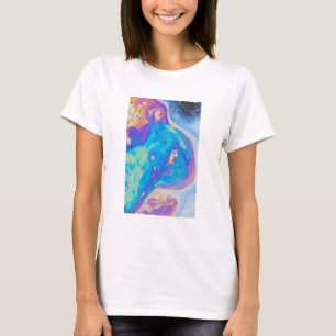 油カラフルパターン,カナダ Tシャツ