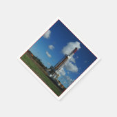 油ガスリグドリリングプリントパーティーナプキンス スタンダードカクテルナプキン (角)