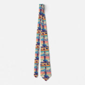 油ガス掘削装置 ネクタイ (裏面)