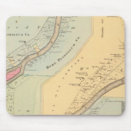 油クリーククロフォードカントリーアンドヴェナンゴカウンティパ マウスパッド (正面)