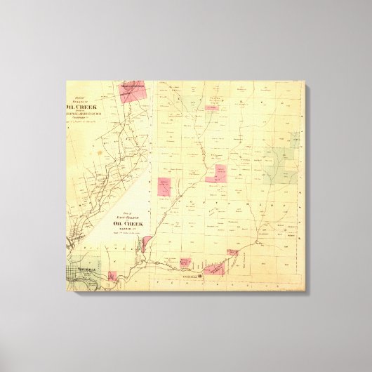 油クリークブランチ キャンバスプリント (正面)