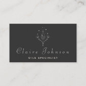 油スペシャリストフローラポ描ーションイラストレーション 名刺 (正面)