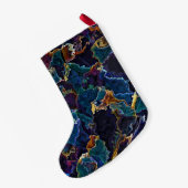 油スリックスモールクリスマスストッキング スモールクリスマスストッキング (裏面 (吊り時))