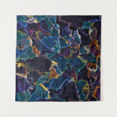 油スリックタペストリー タペストリー (正面(横))