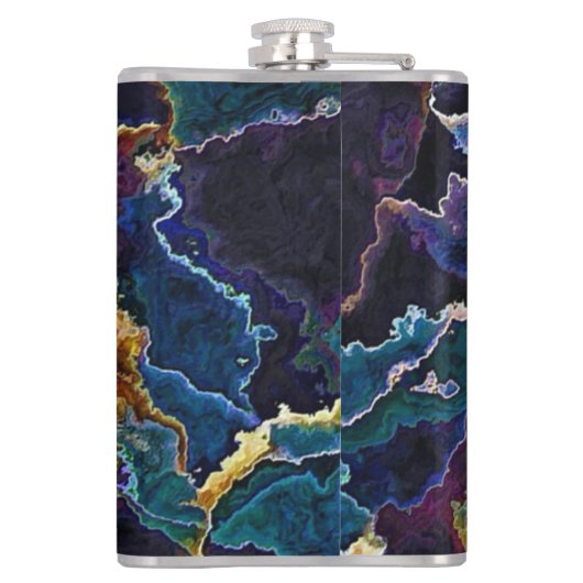 油スリックフラスコ フラスク (裏面)