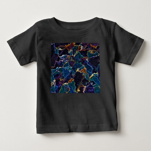 油スリックベビーTシャツ ベビーTシャツ (正面)