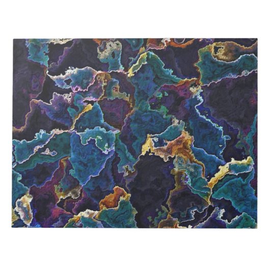 油スリックメモ帳 ノートパッド (正面)