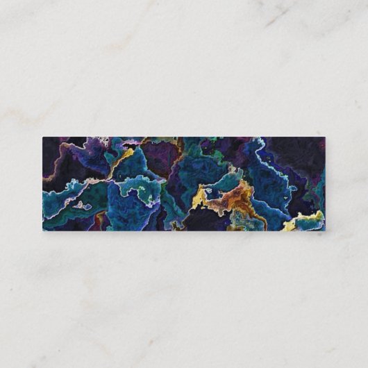 油スリック名刺 スキニー名刺 (裏面)