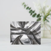 油スリック抽象芸術はがき ポストカード (スタンド正面)