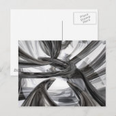 油スリック抽象芸術はがき ポストカード (正面/裏面)