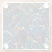 油スリック ガラスコースター (裏面)