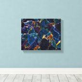 油スリック キャンバスプリント (インサイチュ (ウッドフロア))