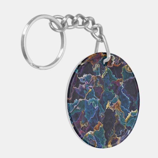 油スリック キーホルダー (正面左)