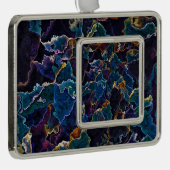 油スリック シルバープレートフレームオーナメント (右)