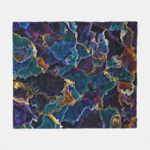 油スリック フリースブランケット (正面(横))