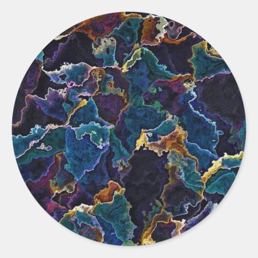 油スリック ラウンドシール (正面)