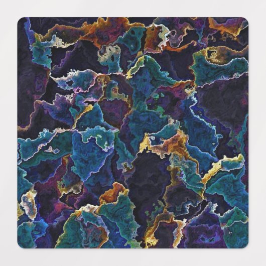 油スリック ラベル (デザイン1)