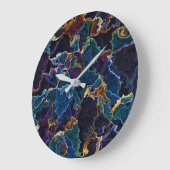 油スリック ラージ壁時計 (傾斜)