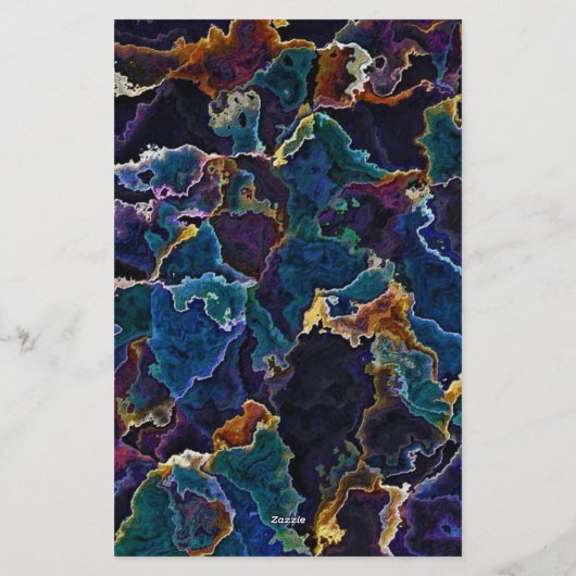 油スリック 便箋 (裏面)